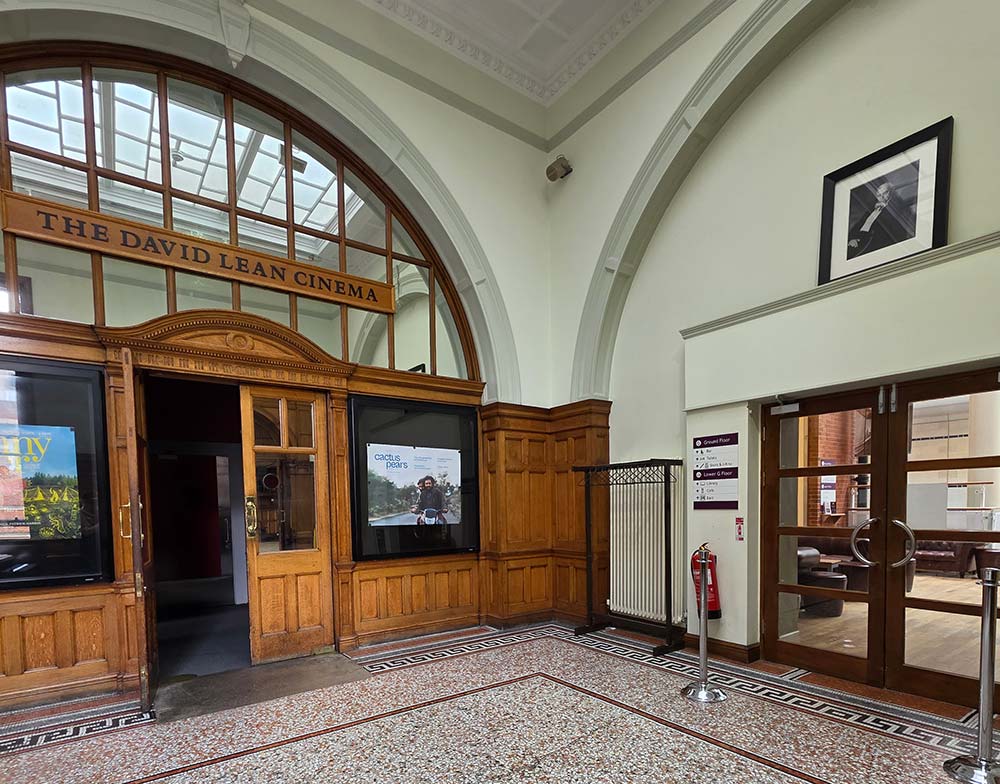 Entrance to the cinema