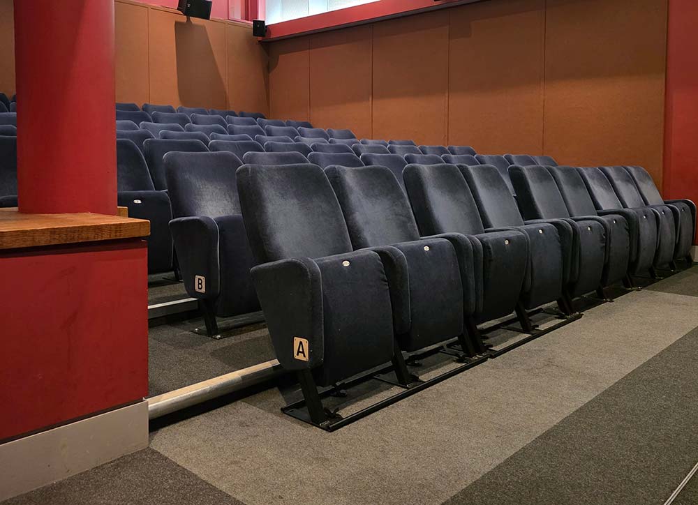 Wheelchair seating in the cinema