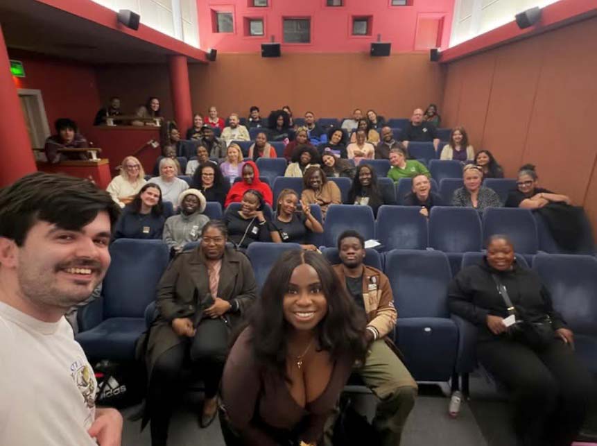 Audience in cinema
